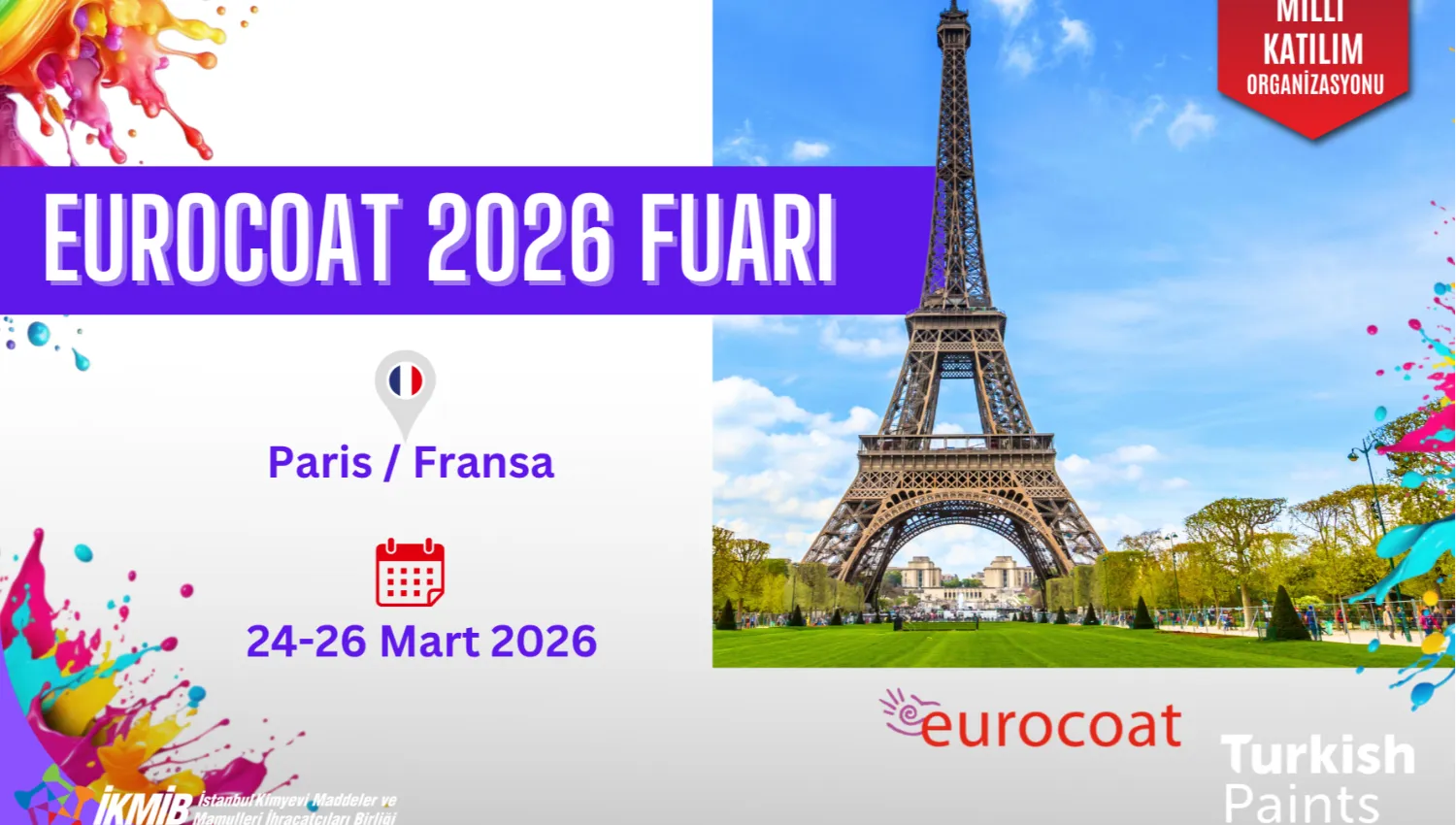 Eurocoat 2026 Fuarı Türkiye Milli Katılım Organizasyonu