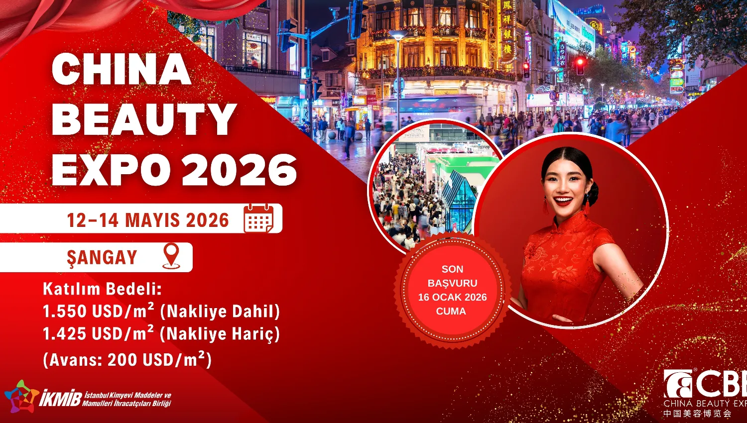 CHINA BEAUTY EXPO 2026 FUARI MİLLİ KATILIM ORGANİZASYONU