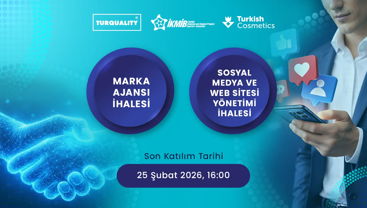Kozmetik Sektörü TURQUALITY® Tanıtım Projesi İhaleleri