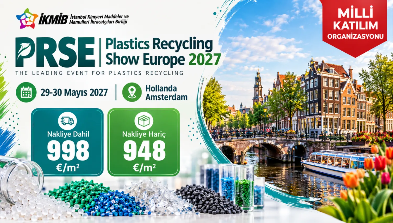 PRSE - Plastics Recycling Show Europe 2027 Fuarı Milli Katılım Organizasyonu