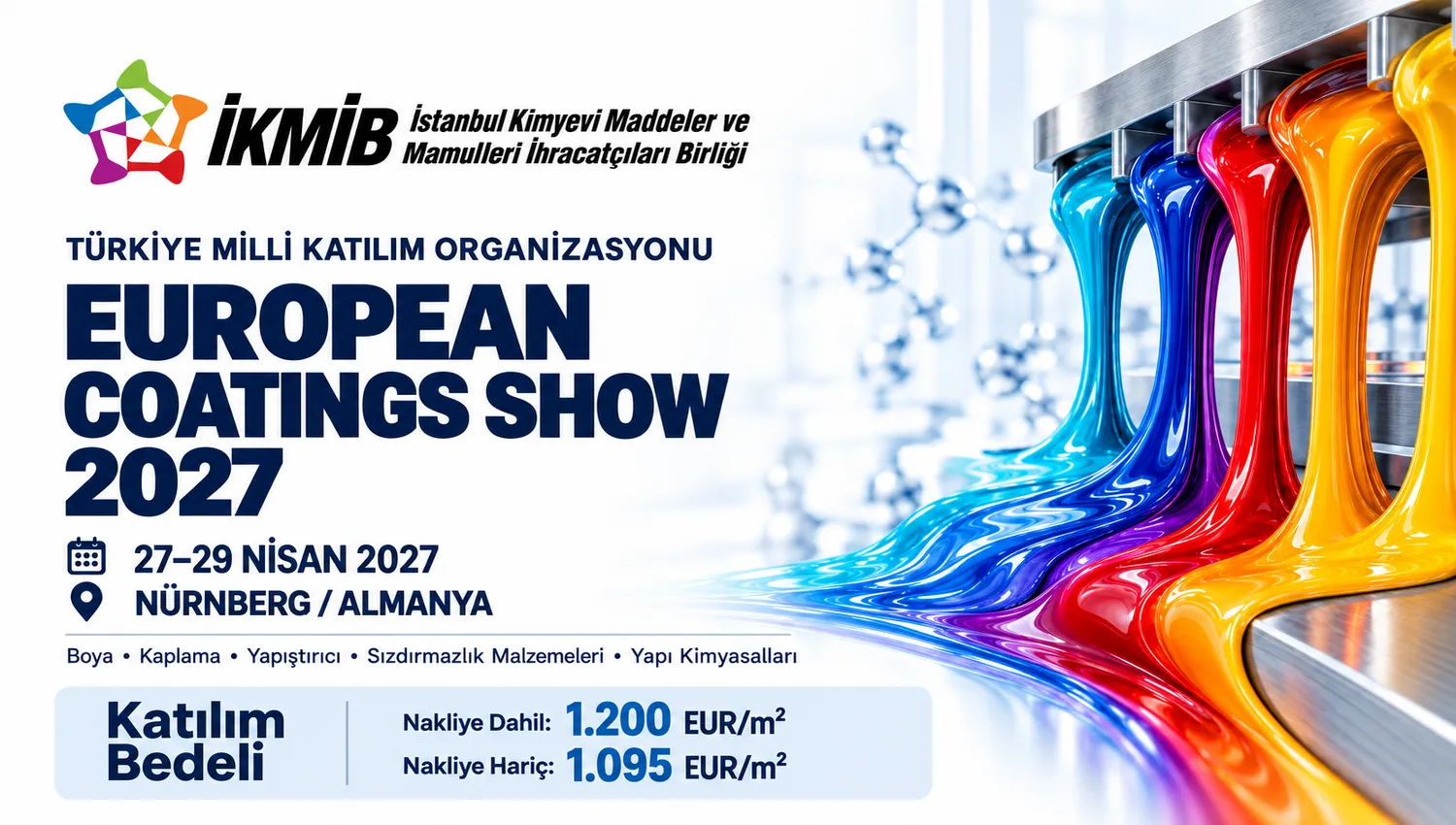 EUROPEAN COATINGS SHOW 2027 FUARI TÜRKİYE MİLLİ KATILIM ORGANİZASYONU